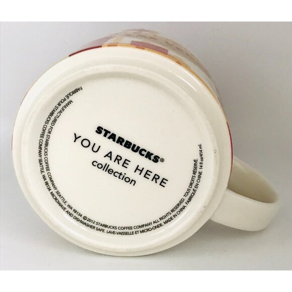 Starbucks Las Vegas You Are Here Coffee Mug 16 Oz 2012 Collector Series - Picture 3 of 3